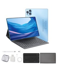 10.1 inch Android Tablet Bundle Keyboard Set 16GB+256GB Storage Dual HD Camera picture