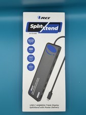 OREI SplitXtend Docking Hub with USB-C input, USB-A, Ethernet, DP - (SX-3C4K85) picture