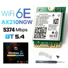WiFi 6E Intel AX210NGW M.2 Tri-Band BT 5.4 Wireless WiFi Card 5374Mbps 802.11ax picture