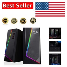 Stylish GS520 RGB Stereo Speakers - Touch Control & Multi-Device Compatibility picture