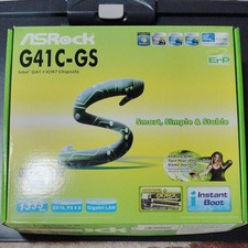 ASRock G41C-GS Motherboard with Intel Core 2 Quad Q9550 LGA 775 picture