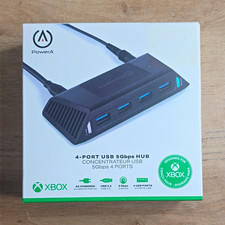 PowerA Powered 4-Port 5Gbps USB-C Hub for Xbox, Detachable 6.5ft Cable picture