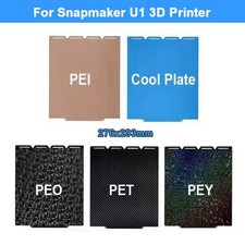 PEY PEO PET PEI Spring Steel Sheet Cool Build Plate For Snapmaker U1 Accessories picture
