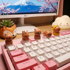 Capybara Artisan Resin Keycap Handmade Custom MX Cherry Mechanical Keyboard picture