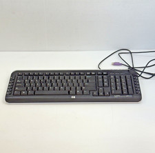 HP Multimedia Keyboard Model 5189 Black Wired PS2 P/N 5188-6077 Sleek picture