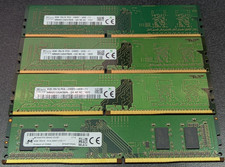 SK Hynix & Micron 16GB (4x4GB) DDR4 Desktop Memory Module 1Rx16 PC4-2400T-UC0-11 picture