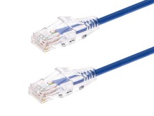 Monoprice Cat6 Ethernet Patch Cable - 5 feet - Blue | Snagless RJ45 Stranded picture