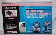  Linksys EtherFast 10/100 USB Network Adapter - USB100TX -  New picture
