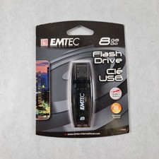 Emtec 8 GB 2.0 USB Flash Drive New Portable Flash Drive picture