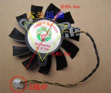 Graphics Card Fan Diameter 6.5cm Hole Spacing 3.5cm 2 Lines 4P For Zotac Gt240 picture