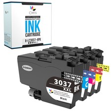 4PK Compatible CMYi LC3037 Ink Cartridges Combo fits Brother MFC-J6545DW J6945DW picture