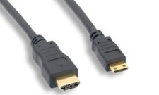 HDMI A to HDMI 1.4 Type-C Mini Premium Cable 6FT Certified picture