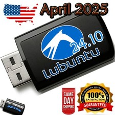 Lubuntu 24.10 Bootable USB Live Installer 2025 – Same Day Shipping California picture