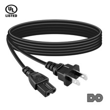 6ft 2-Prong AC Power Cord Cable For Monster X6 MNX6 PA Speaker picture