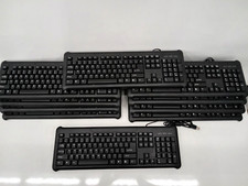 USB WIRED STANDARD DESKTOP KEYBOARD HK214 LOTS OF 10 picture