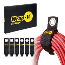 Heavy-Duty Wrap-It Storage Straps 10-inch 6 Pack picture