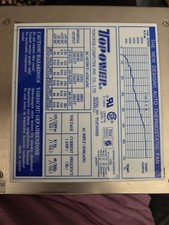 Vintage Topower TOP300SS 300W Power Supply PSU - AT & ATX Connectors - Tested Wo picture