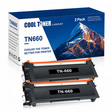 TN660 Toner Cartridge Compatible 2Pack For MFC-L2305DW HL-L2380DW DCP-L2560DW picture