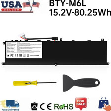 Battery for MSI WS65 8SK 9TM 9TK 9TL 9TJ WS75 10TM 10TL BTY-M6L 4ICP/8/35/142 picture