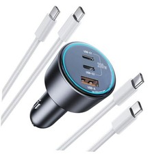 200W Super Fast Car Charger Adapter with 2100W USB C to C Cables, Adapter picture