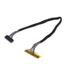 Universal FIX 30 Pin 1ch 6bit LVDS Cable 26cm For 14.1-15.6inch LCD Panel picture