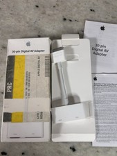 Apple 30-Pin Digital AV Adapter MD098ZM/A HDMI Original Box and Accessories picture