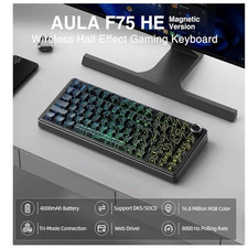 Aula F75 Black Contour Seiya Switch Keyboard Swappable RGB Mechanical Creamy 75% picture
