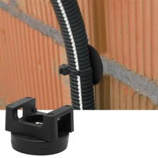 20Pcs Black Magnetic Cable Zip Tie Mount Base Wire Clips Management Base Holders picture