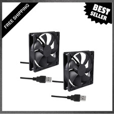 120mm USB Computer Fan 5V Brushless Cooling Fan for PC CPU Case Radiator 2 Pack picture