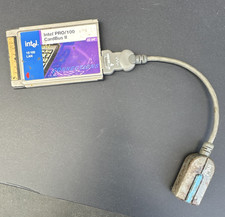 Intel PRO/100 CardBus II 32-bit 10/100 Wired LAN PC Card RJ-45 Dongle picture