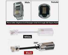 1PCS New 4P4C RJ9 RJ10 RJ22 Telephone Internet Modulars Plug Connector Cable picture