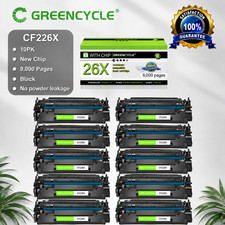 10PK For HP Laserjet Pro M402n MFP High Yield CF226X 26X Black Toner Cartridge picture