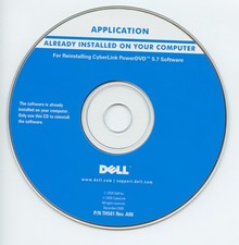 Dell Application for Reinstalling CyberLink PowerDVD 5.7 - CD ONLY picture
