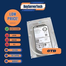 Dell 0MM81X 6TB Internal 7.2K RPM SAS 12Gbps 3.5'' (ST6000NM0095) Hard Drive picture