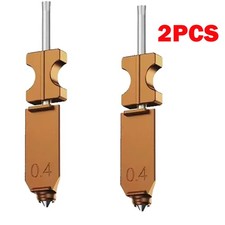 2Pc 0.4mm For Flashforge AD5X Upgraded Harden Hotend Nozzle For PLA PETG ABS NEW picture