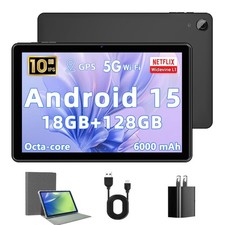 COTGOD 10.1 Inch Android 15 Tablet with Gemini AI, 18GB RAM 128GB ROM (1TB picture