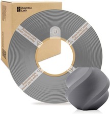 Bamboo Lab PLA Matte Filament Refill Ash Gray 11102 1.75Mm, 3D Printer Filament picture