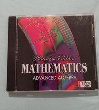 Pro One PLATINUM EDITION MATHEMATICS ADVANCED ALGEBRA [CD-ROM] SOFTWARE  picture
