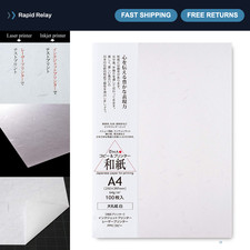 Printable A4 Washi Paper - 100 Sheets, Japanese Craft Paper for Laser & Inkjet picture