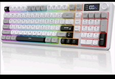 BT5.0 RGB Gaming Keyboard, 98-Key Tri-Mode, LED Display, Control Knob picture