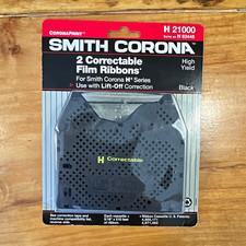 Smith Corona 2 Correctable Film Ribbon Cartridges Black High Yield H 21000 picture