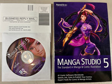 Manga Studio 5 2012 Smith Micro Software Disc w/ Product Key / Box Windows Mac picture