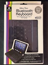 Digital Gadgets Ultra Thin Bluetooth Keyboard For iPad Mini  Open Never Used BLK picture