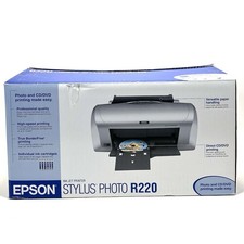 NEW Epson Stylus Photo R220 Inkjet Printer Photo and CD/DVD Printing with Ink picture