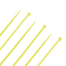 NavePoint 8 Inch Nylon Yellow Cable Ties 18 Lbs  100 Pack picture