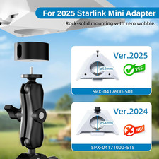 2026/2025 Starlink Mini Clamp Mount Star Link Pipe with 2025 Adapter Aluminum picture