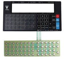 Keyboard Overlay & Inner Circuitry Set For DIGI SM110B+ SM100CS+ Label Scale picture