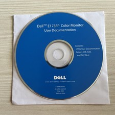 Dell E173FP LCD Monitor User Documentation & Drivers Software CD 2004 picture