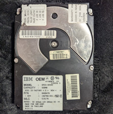 IBM DPES-30540 50 Pin SCSI 535MB Hard Drive Vintage picture