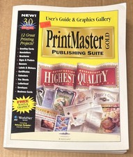 Print Master Gold Publishing Suite : 3.0 Version (1995, PAPERBACK, GOOD) picture